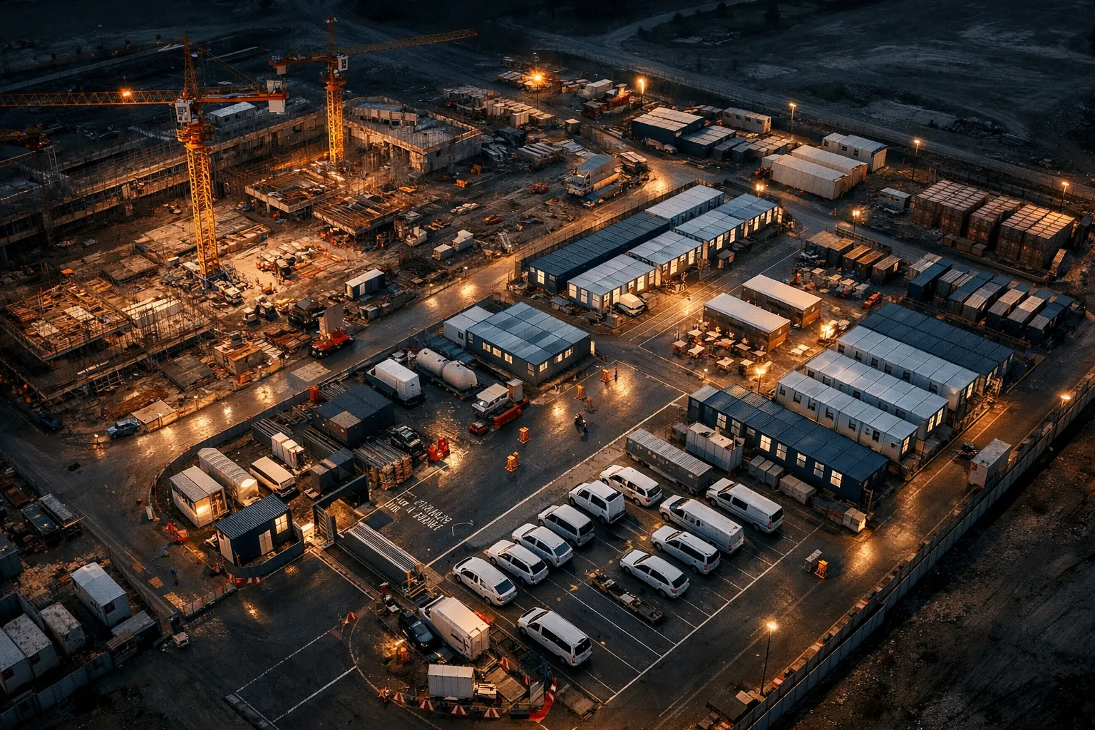 Logistik-Management auf der Baustelle