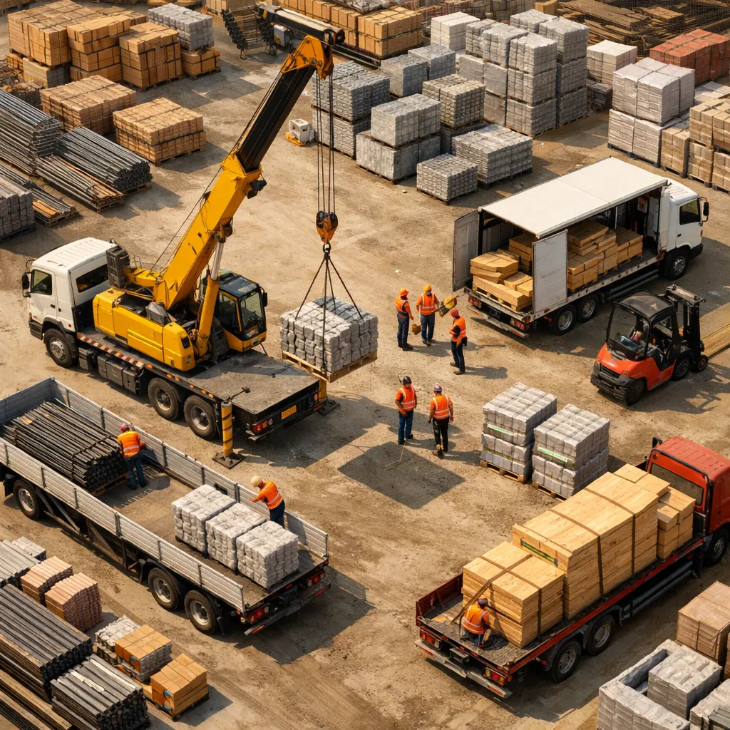 Baustellenlogistik – Professionelle Baustellenorganisation