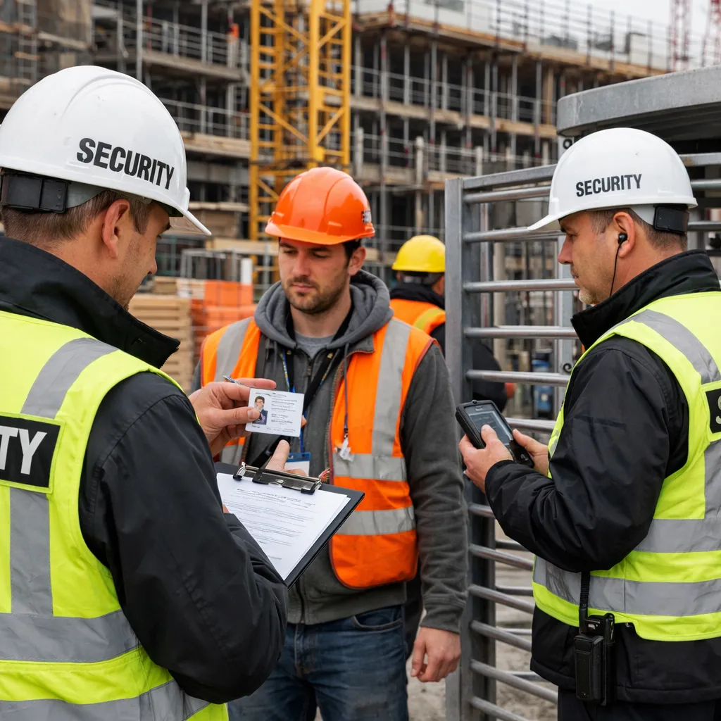 Baulogistik Nord Team auf der Baustelle